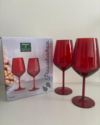 Bicchieri Calici Rosso