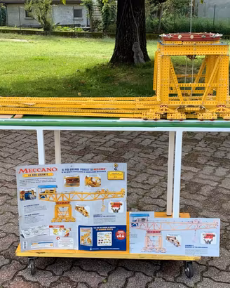 Gru Gigante Meccano + Tavolo dedicato – Kit comple
