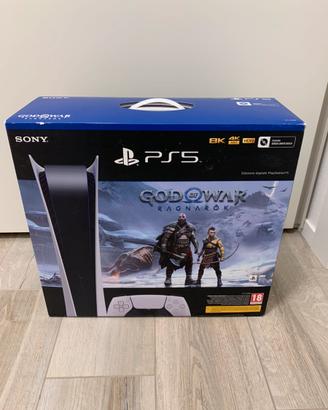 PS5 PlayStation 5 digital con God Of war incluso