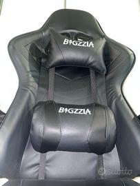 Sedia da gaming nera