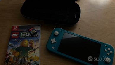 Nintendo switch lite+gioco e custodia