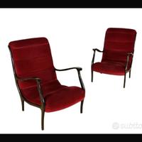 Coppia poltrone Ezio Longhi anni ‘60