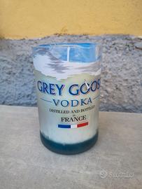 Candele Grey Goose (vodka) artigianali - Blu