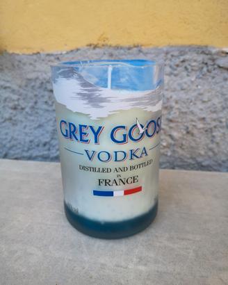 Candele Grey Goose (vodka) artigianali - Blu