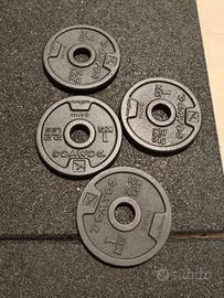 14 dischi da 1kg Domyos Decathlon 