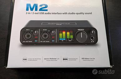 Scheda Audio Motu m2