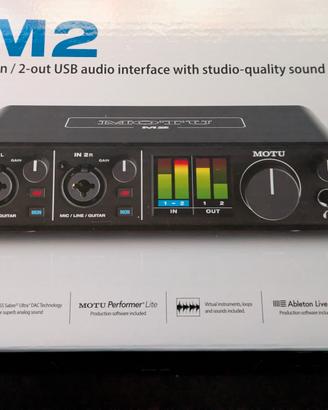 Scheda Audio Motu m2