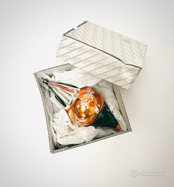 Grande ornamento natalizio in vetro Vintage