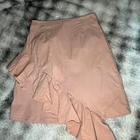 Gonna asimmetrica rosa HPM - taglia S.