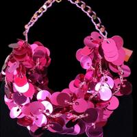 girocollo Pink fucsia cascade