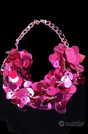 girocollo Pink fucsia cascade