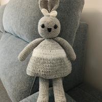 Peluche Coniglietta fatta a mano