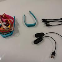 cinturini colorati miband + cavi ricarica