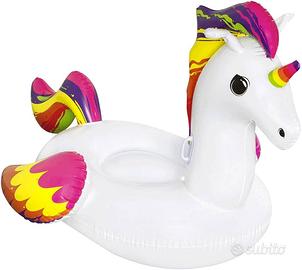 UNICORNO GONFIABILE MARE PISCINA MATERASSINO