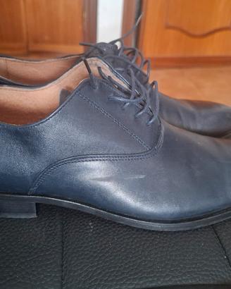 scarpe uomo eleganti blu numero 42