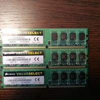 N.3 moduli RAM DIMM 2GB 240 pin DDR2