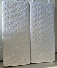 Coppia Materassi Singoli Tempur Memory Foam 80x190