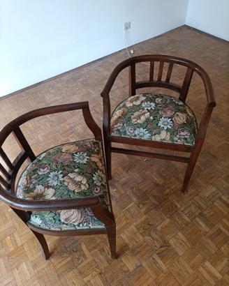coppia poltroncine vintage