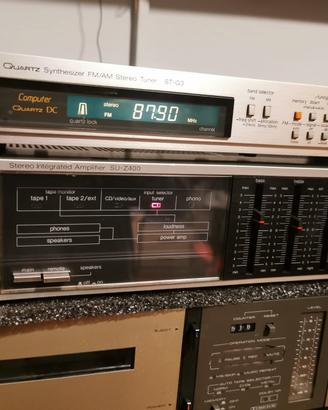 🎵technics amplificatore e radio 