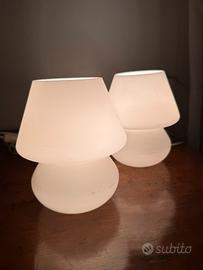 Coppia di Lampade vintage a fungo di Habitat