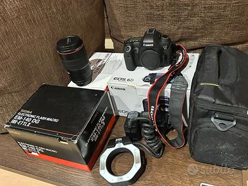 Canon 6D più obiettivi