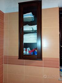 mobile bagno completo di vetrina 