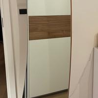 Specchiera in legno di noce