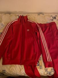 felpa adidas rossa