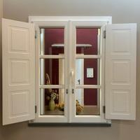 Finestra 2 ante pvc con scuretti