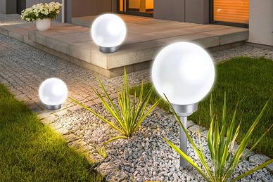 Lampada solare a sfera led