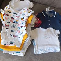 Lotto di 20 body NASCITA 0-1 mese