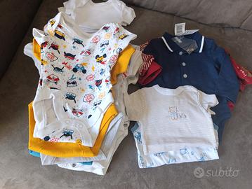 Lotto di 20 body NASCITA 0-1 mese