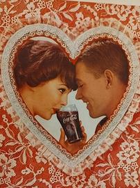 COCA COLA pagina pubblicità 1960 originale Coke