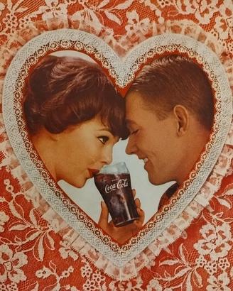 COCA COLA pagina pubblicità 1960 originale Coke