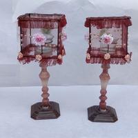Coppia Portacandele Shabby Chic – Stile Abat-jour