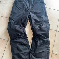 Pantaloni da sci / snowboard neri impermeabili