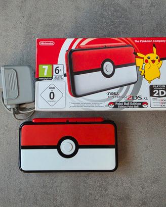 New Nintendo 2DS XL Edizione Pokeball Con Scatola