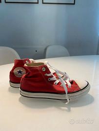 All star clearance rosse bambino