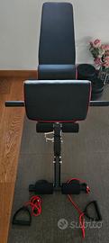 panca fitness multifunzione 