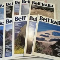 rivista Bell'Italia  anni 1986/1987