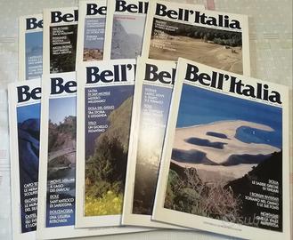 rivista Bell'Italia  anni 1986/1987
