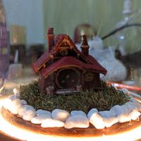 Lampada Diorama Casetta Fantasy - artigianale 