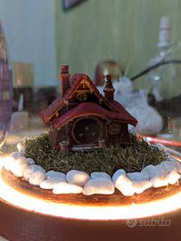 Lampada Diorama Casetta Fantasy - artigianale 