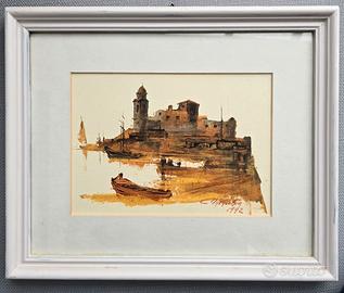 DIPINTO LUCIANO NAVACCHIA  CON CORNICE (N1)