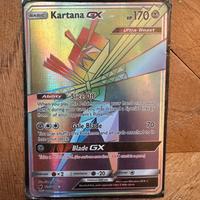 Carta Pokémon Kartana GX 117/111 Rainbow rare