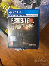 Gioco ps4 resident evil biohazard