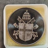 Moneta argento Papa Giovanni Paolo ii