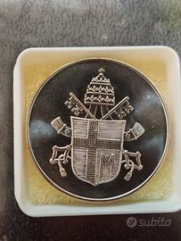 Moneta argento Papa Giovanni Paolo ii