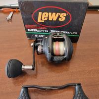 casting lew's superduty G luccio o big bass