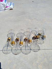 Lotto stock di Lampadine industriali vintage 